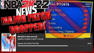 NBA 2K22 NEWS - PATCH DROPPED! 2K CONFIRMS NO MORE UNLIMITED BOOST IN NBA 2K22 & MORE