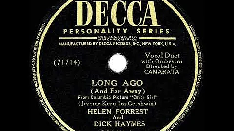 1944 HITS ARCHIVE: Long Ago (And Far Away) - Dick Haymes & Helen Forrest