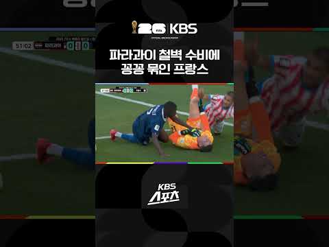 파라과이vs프랑스 파라과이의 수비에 꽁꽁 묶인 프랑스 | KBS 260705 방송