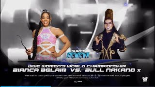 WWE 2K24 Women's World Title Steel Cage Match at Super Show-Down V