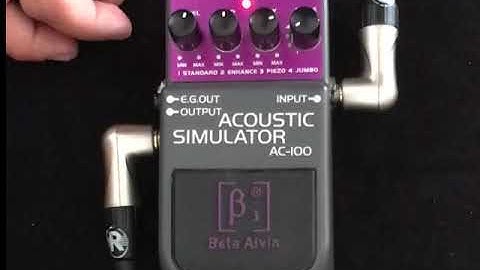 Beta Alvin AC-100 Acoustic Simulator - Musicash.it - Demo