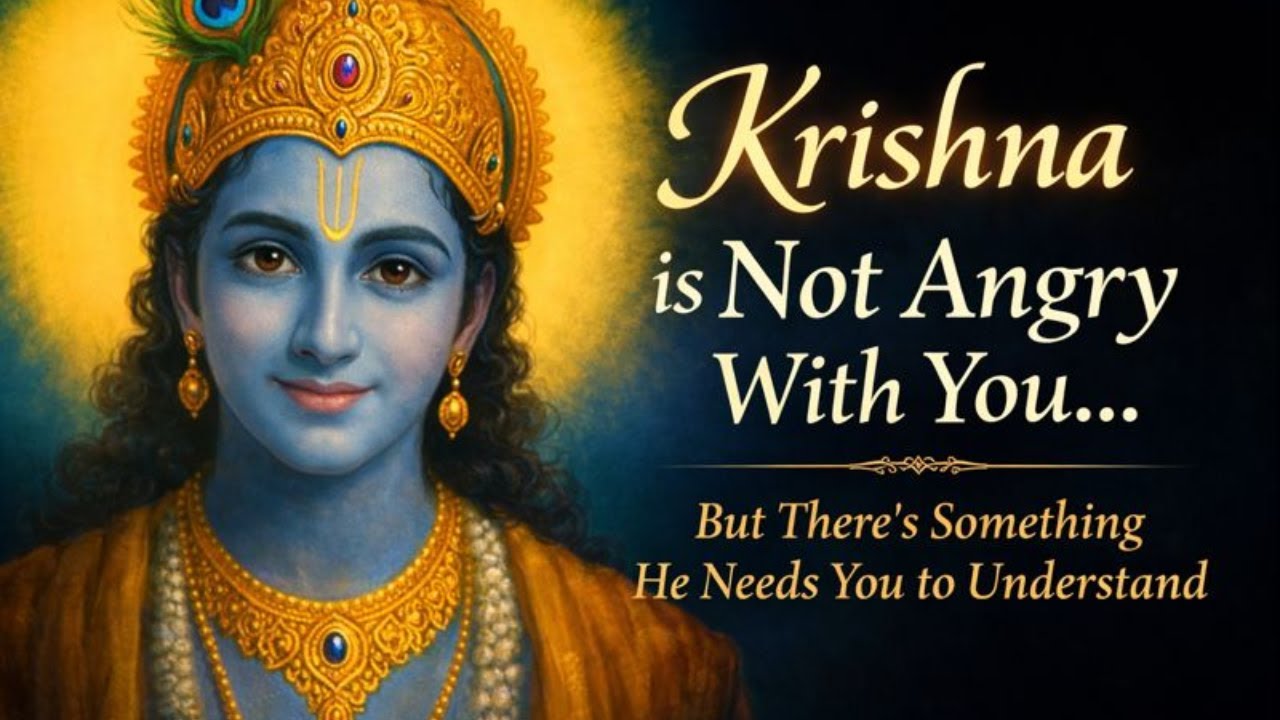 Krishna Is Not Angry With You… He Just Wants You to Understand One Thing