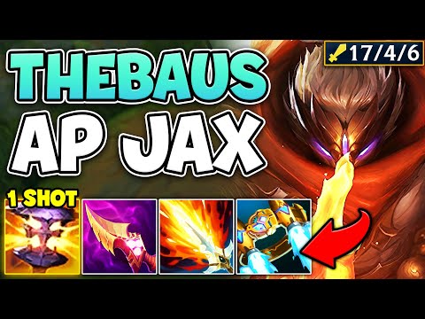I COPIED THEBAUSFFS AP JAX BUILD AND ITS 100% BUSTED! (ONE SHOT WITH W)