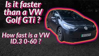 Is the Volkswagen ID.3 quicker than a Golf GTi 