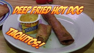 Deep Fried Chili Cheese Hot Dogs