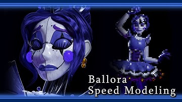 (FNaF/Blender) Speed Modeling Ballora !