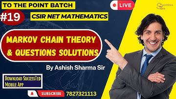 Markov chain csir net | markov chain questions #csirnetmathematics #successted by Ashish Sharma Sir