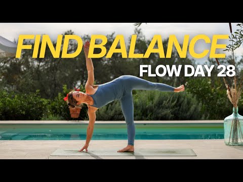Yoga For Balance 30 Min Day 28 Flow Challenge 