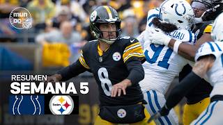 Indianapolis Colts vs. Pittsburgh Steelers | Semana 5 - Temporada NFL 2026 | Resumen en español
