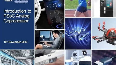 Analog: How to design with PSoC Analog Coprocessor with Cypress