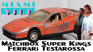 Welcome to my channel. in this video i restore and customize a
matchbox super kings k-149 ferrari testarossa the style of crockett's
car from 1980s tv...