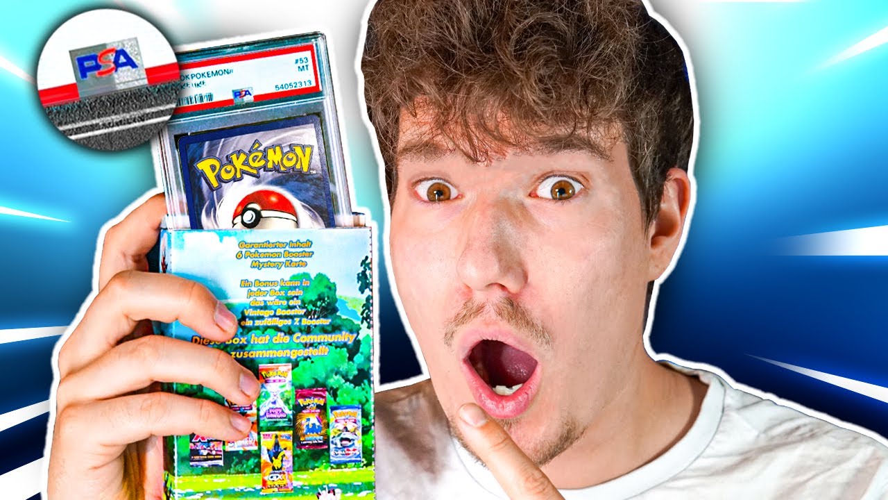 Diese Pokémon Mystery Box hatte eine PSA Karte drin!