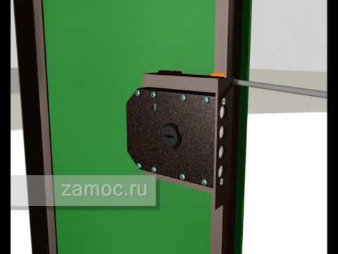 Как установить замок в гараж