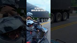 🔥 Día 1 ruta de Bogotá a Medellín en moto con #sidecar #viajes