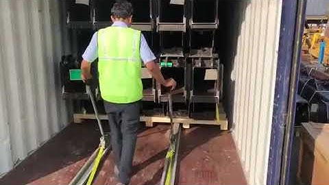 Container Loading of Engineered products