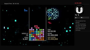 Tetris Effect Endless Marathon, 19m+