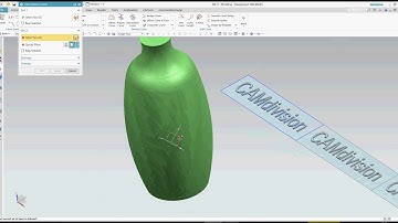 NX CAD Wrapping shapes