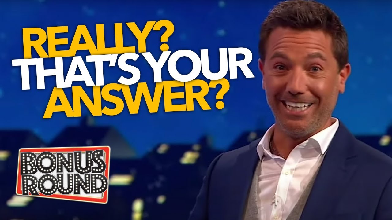 NAME SOMETHING THAT GROWS QUICKLY! Naughty Answers On Family Fortunes UK With Gino D'Acampo