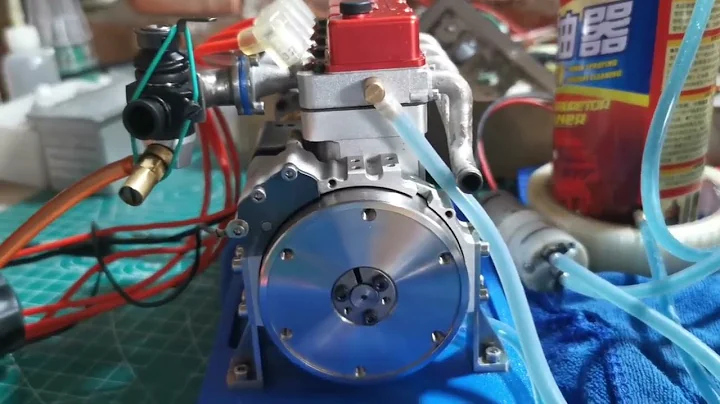 Cison Inline 4 Cylinder 4 Stroke Water-cooled L4 RC Gasoline Engine Model