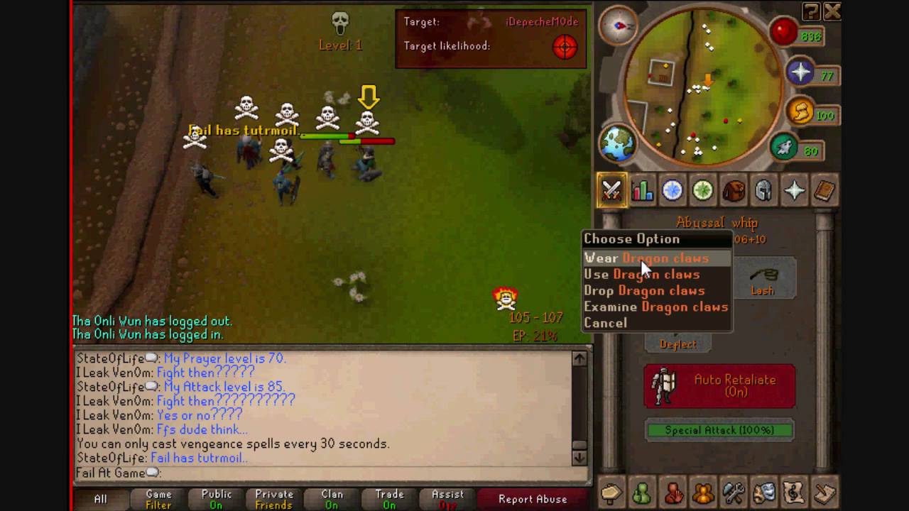 Turmoil rune pure | AGS | Claws/Whip/Dds/Scim (Non +1) "Poison"