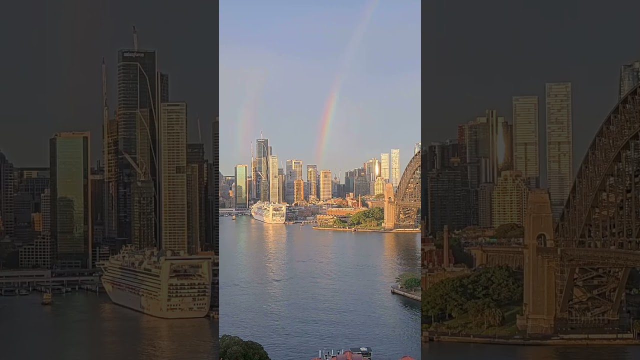Double Rainbow & Carnival Adventure in Sydney #Shorts
