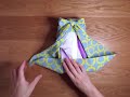かまわぬ「おいしい風呂敷」で作るテッシュケースカバー