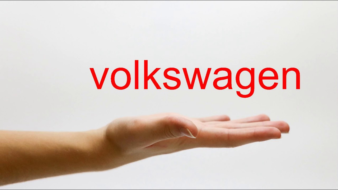How to Pronounce volkswagen American English YouTube