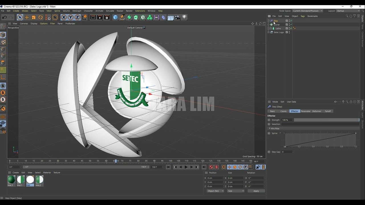 How to create Setec Logo Animation in Cinema 4D - YouTube