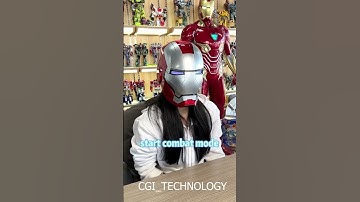 Iron man toy hat #transformers #vfx #comosix_official #cgi #cgitechnology