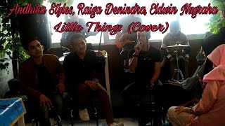 Eldwin Nugraha, Raiga Denindra, Andhika Styles Little Things perform at Eat & Play Cafe (10/22 2017)