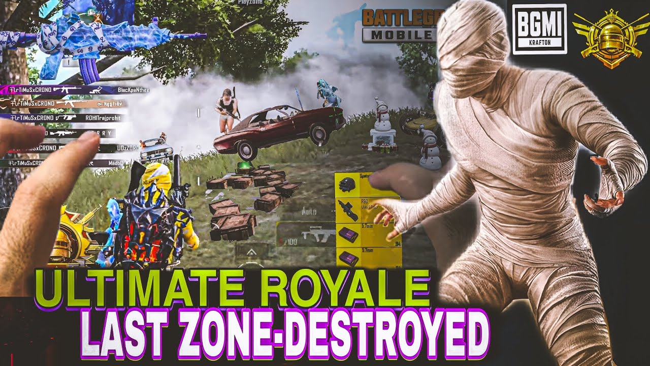 Ultimate royale 🔴 Last zone destroyed 😱 Intense fight 🥵 OnePlus 12r 📱 ...