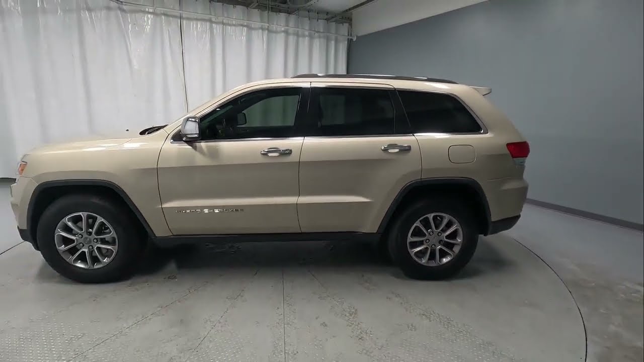 Used 2014 Cashmere Pearlcoat Jeep Grand Cherokee Limited SUV For Sale In Columbus, OH