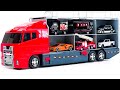 トミカ☆トミカのミニカーを開封してコンボイへ収納します！