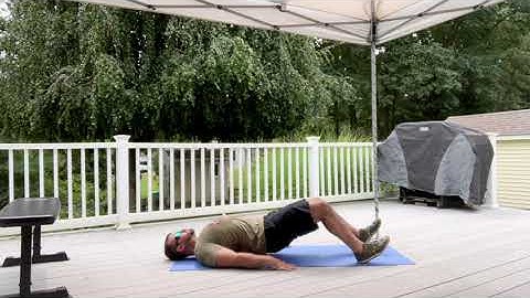 Bridge Hamstring Walkouts - 15 Second Fitness