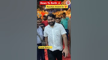 Grand Entry .. ✌️ Raushan Anand Sir 🙏 #by_raushan_anand #bihardaroga #motivation #biharsi #bpsc