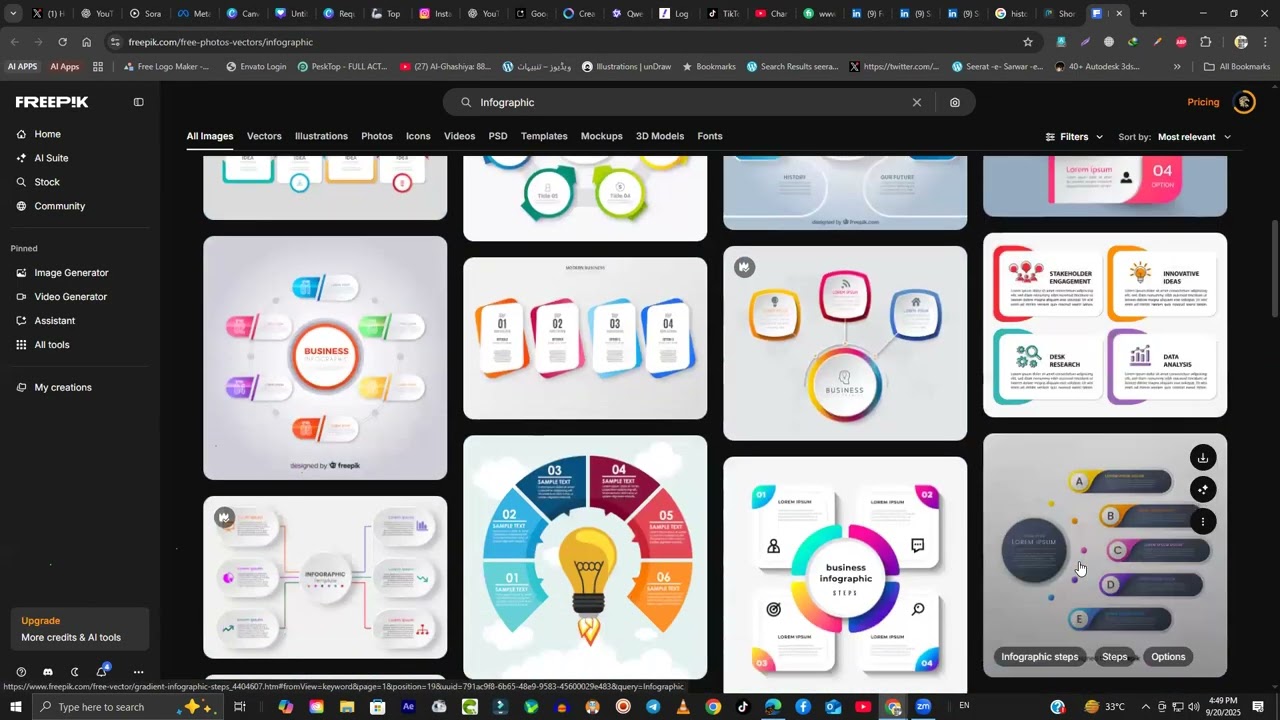infographics with canva