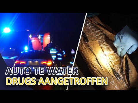 Politie | Drugs aangetroffen | Auto te water | Controle A32 | Eenheid Noord Nederland