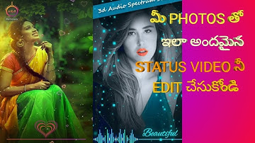How to make status video in Mbit app in telugu || telugu 2019 || learn video editing