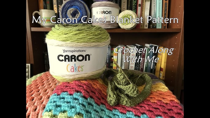 Caron Anniversary Cakes Blanket Pattern Tutorial 