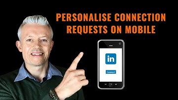 How to personalise Linkedin connection request on mobile