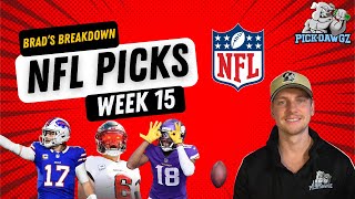 Week 15 NFL Picks & Predictions | Brad's NFL Breakdown
