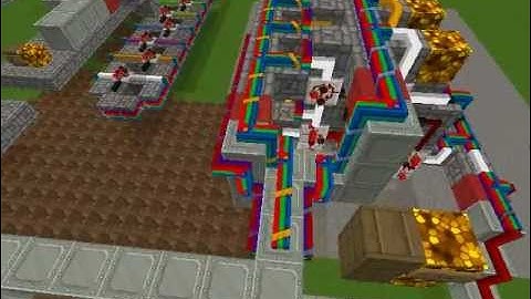 Minecraft Redpower2 16 bits computer WIP, part 2