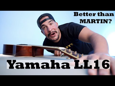 Електро-акустична гітара YAMAHA LL16 ARE (DARK TINTED), видео 1