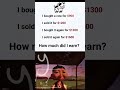 Profit Calculation Gone Wrong 😅#MathMeme #FinanceHumor #FunnyMath #TradingMeme #CowMeme #comedy