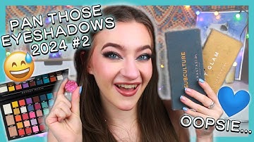 PAN THOSE EYESHADOWS 2024 #2!! (uh oh....) #panthoseeyeshadows #projectpan #eyeshadow