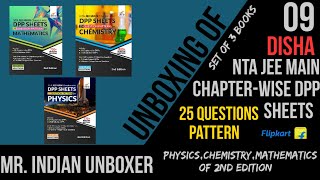 UNBOXING OF DISHA NTA JEE MAIN CHAPTER-WISE DPP SHEETS FOR MATHS, PHYSICS, CHEMISTRY.