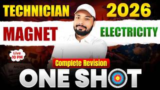 🚆Railway Technician Science 🔥|| Complete Electricity &amp; Magnet || Group-D/Tech. PYQs |Er. S K Jha Sir
