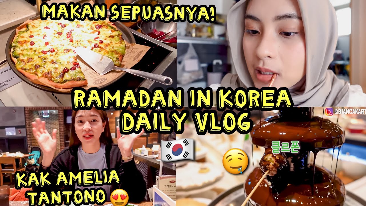 DAILY VLOG 🇰🇷 GRWM, BUKBER BARENG KAK AMELICANO 😍 MAKAN SEPUASNYA 🤤 BELANJA KE DAISO!