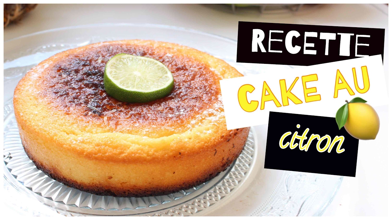 Dessert frais 🍋Recette  ▷ Cake au citron  ♡