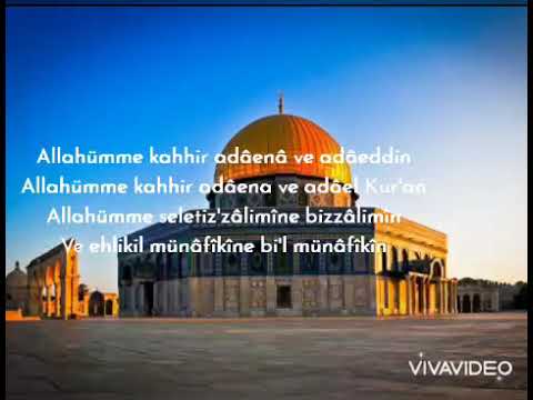 FİLİSTİN  ve KUDÜS İÇİN MESCİD-İ AKSA İÇİN DUA (30 sn)